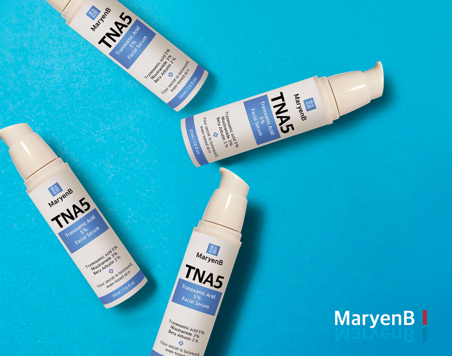 MaryenB Tranexamic Acid 5% Serum | Dark Spot & Melasma Care with Niacinamide, Arbutin & Hyaluronic Acid