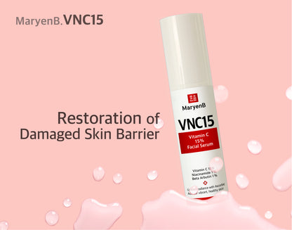 Revitalice su piel con el suero VNC15: 15 % de vitamina C y niacinamida para mejorar la luminosidad y la elasticidad 