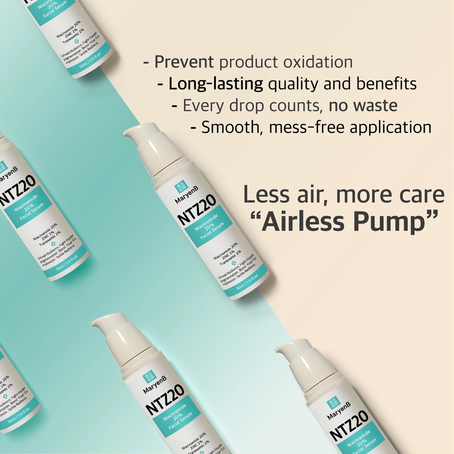 MaryenB Niacinamide 20% Serum | Oil Control, Pore Care & Dark Spot Support with Zinc PCA & Tranexamic Acid