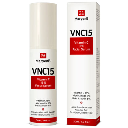 Revitalice su piel con el suero VNC15: 15 % de vitamina C y niacinamida para mejorar la luminosidad y la elasticidad 