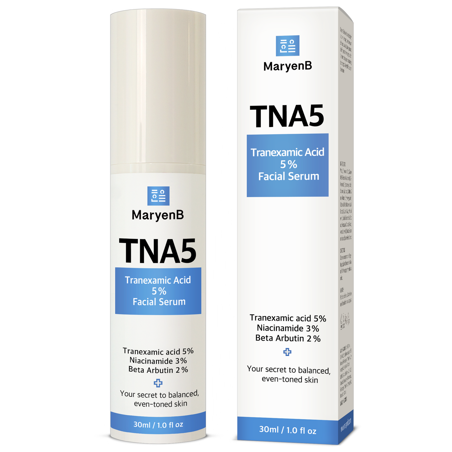 MaryenB Tranexamic Acid 5% Serum | Dark Spot & Melasma Care with Niacinamide, Arbutin & Hyaluronic Acid