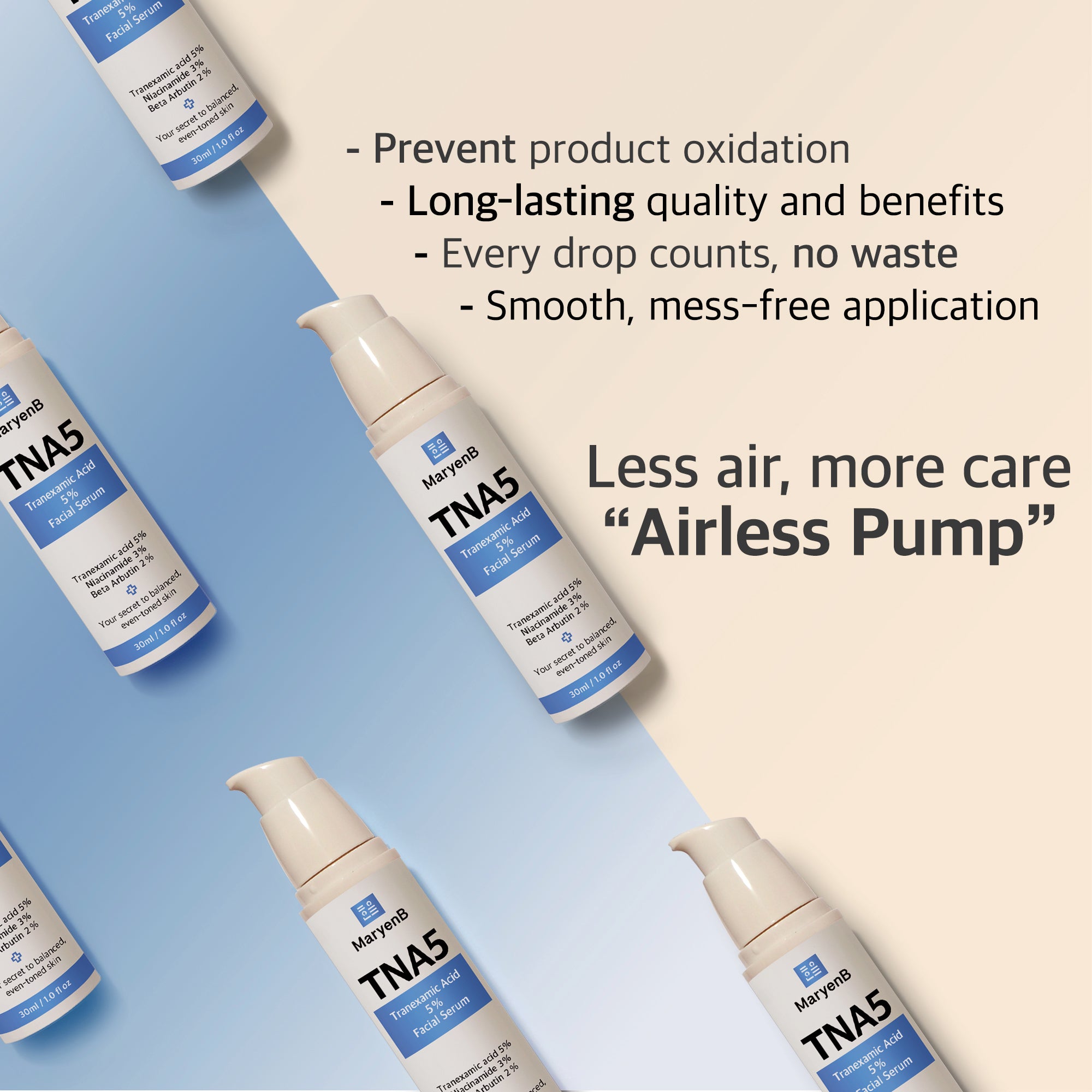 MaryenB TNA5 Tranexamic Acid 5% Serum 1 Fl Oz - Dark Spot Treatment