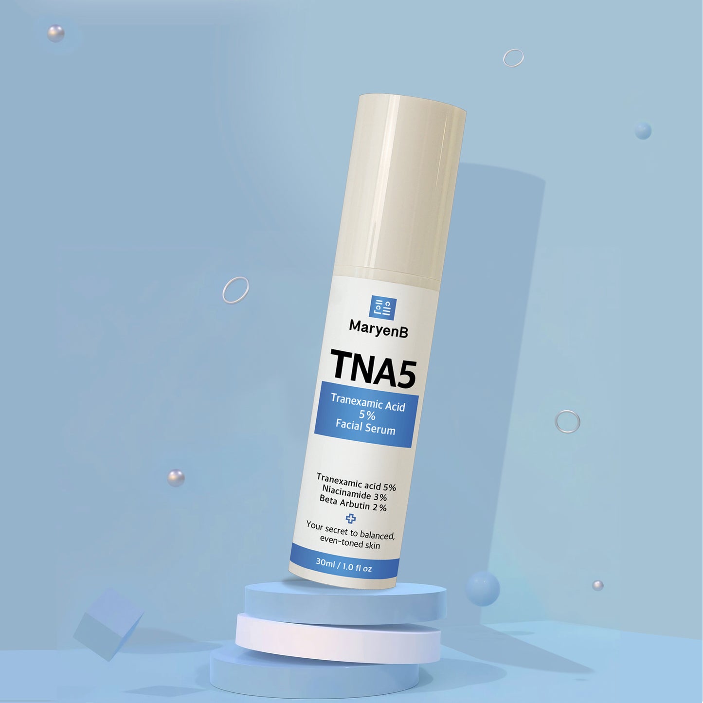 MaryenB Tranexamic Acid 5% Serum | Dark Spot & Melasma Care with Niacinamide, Arbutin & Hyaluronic Acid