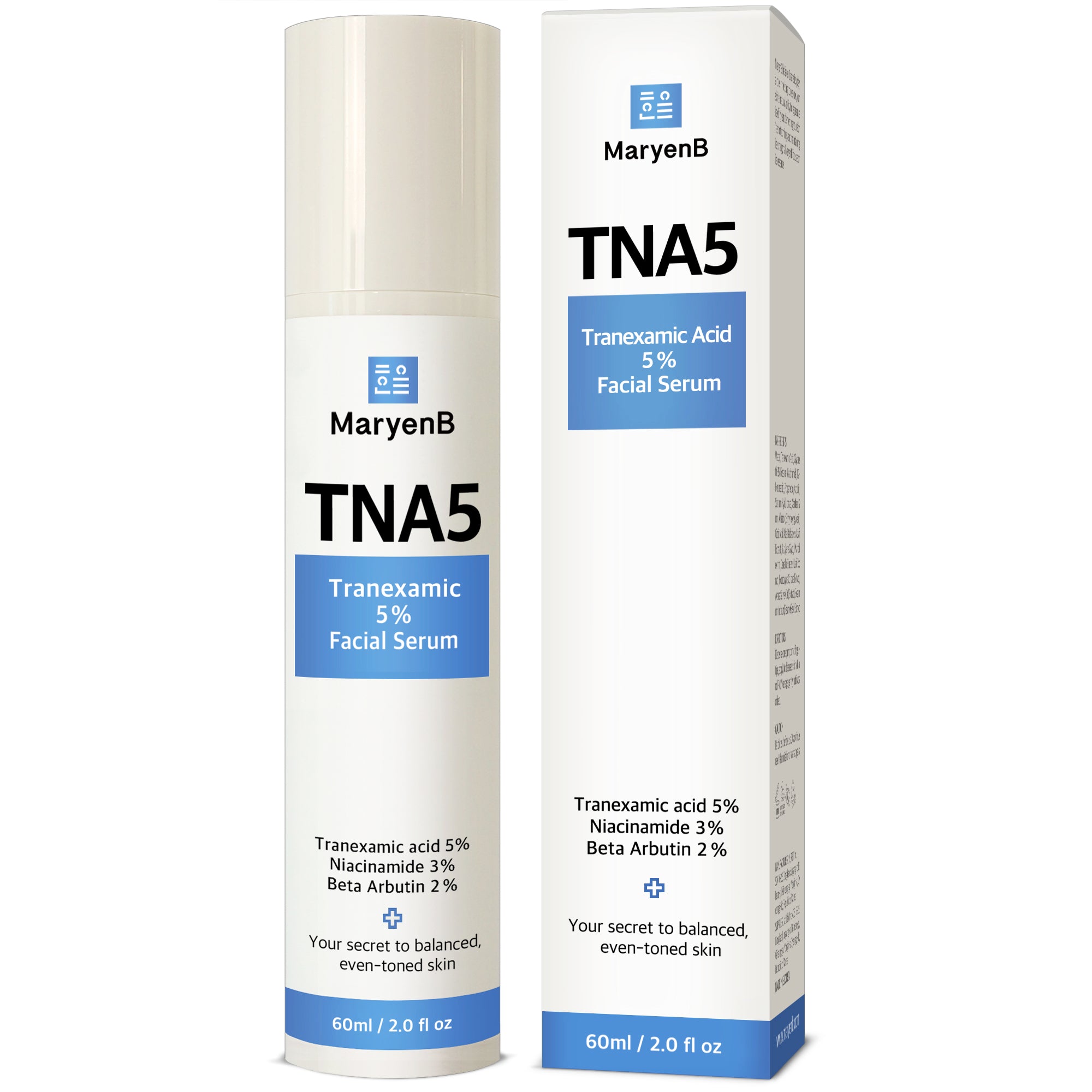 MaryenB TNA5 Tranexamic Acid 5% Serum 2 Fl Oz - Dark Spot Treatment