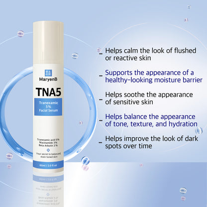 MaryenB Tranexamic Acid 5% Serum | Dark Spot & Melasma Care with Niacinamide, Arbutin & Hyaluronic Acid